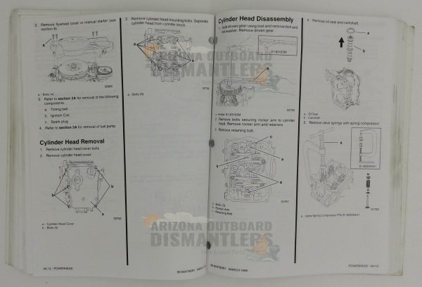 90-854785R1 – Mercury Mariner Service Manual 25HP Bigfoot 4-Stroke (1998) - Image 3