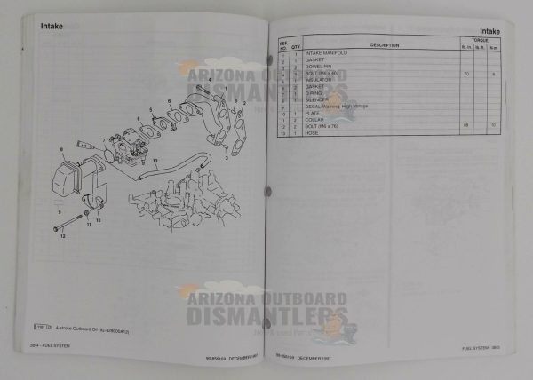 90-856159 Service Manual – Mariner/Mercury 15HP 4-Stroke (1997) - Image 3