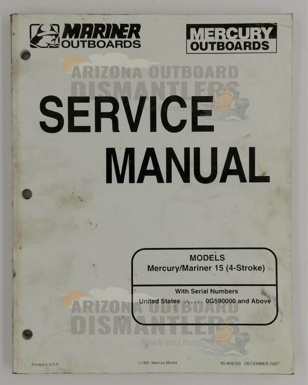 90-856159 Service Manual – Mariner/Mercury 15HP 4-Stroke