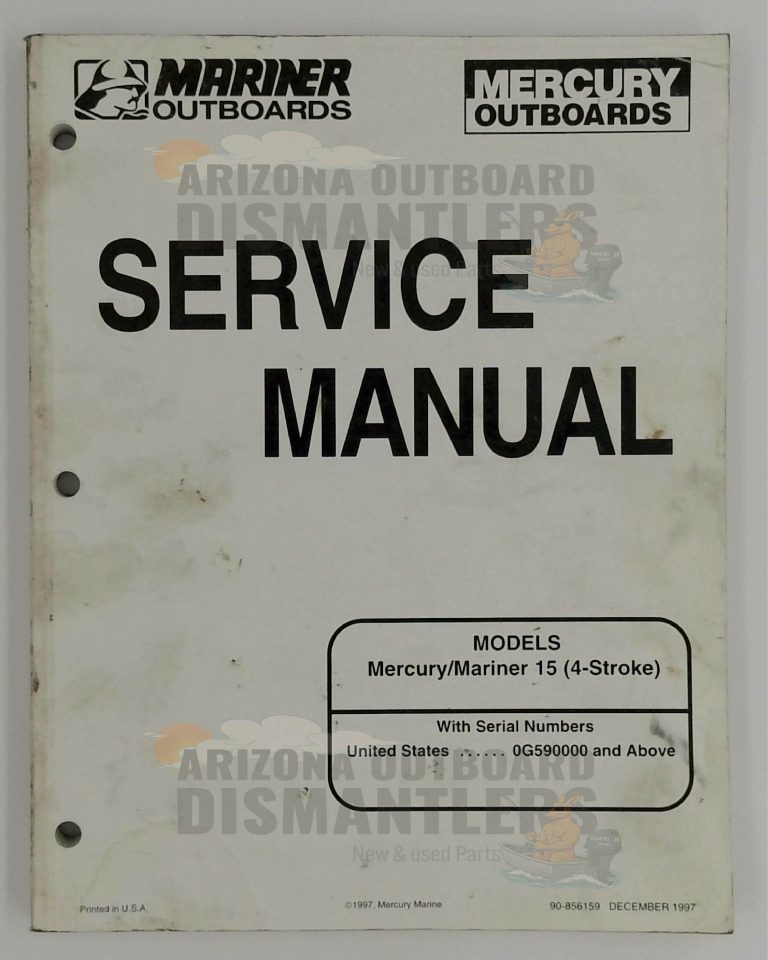 90-856159 Service Manual – Mariner/Mercury 15HP 4-Stroke