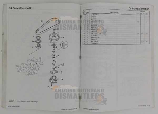 90-856159 Service Manual – Mariner/Mercury 15HP 4-Stroke - Image 3