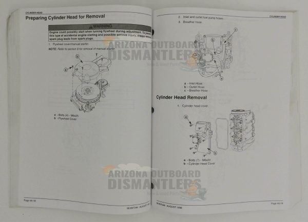 90-857046 – Mercury Mariner Service Manual 30–40HP 4-Stroke (1998) - Image 3