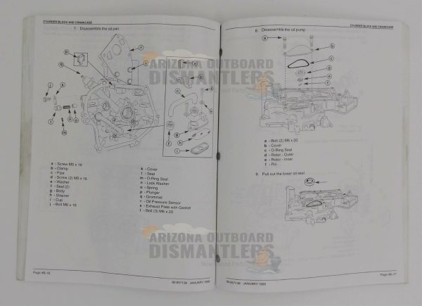 90-857138 Service Manual – Mercury/Mariner 4-5 HP 4-Stroke - Image 3