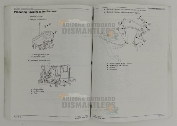 90-858895 – Mercury Mariner Service Manual 75–90HP 4-Stroke (1999) - Image 3