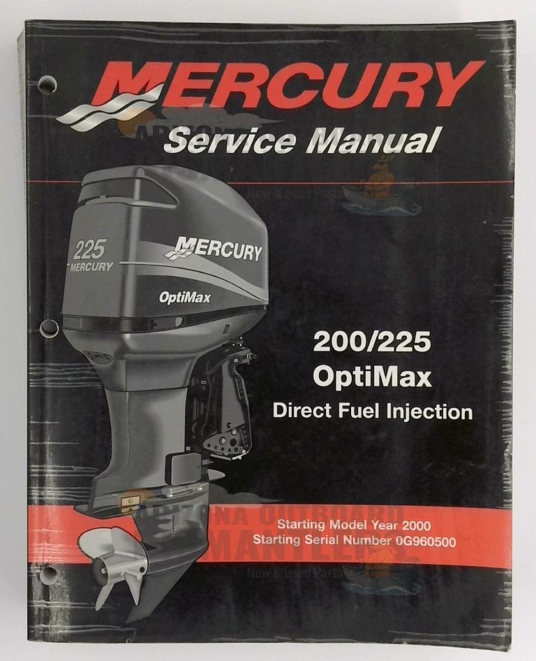 90-859769R1 Service Manual – 200 & 225 HP Optimax DFI (Year 2000+)