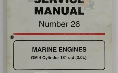 90-861329 Service Manual – MerCruiser GM 4-Cylinder 181 CID (3.0 L)