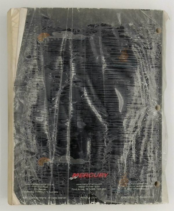 90-881033R2 – Mercury Outboard Rigging Technicians Guide (2001) - Image 2