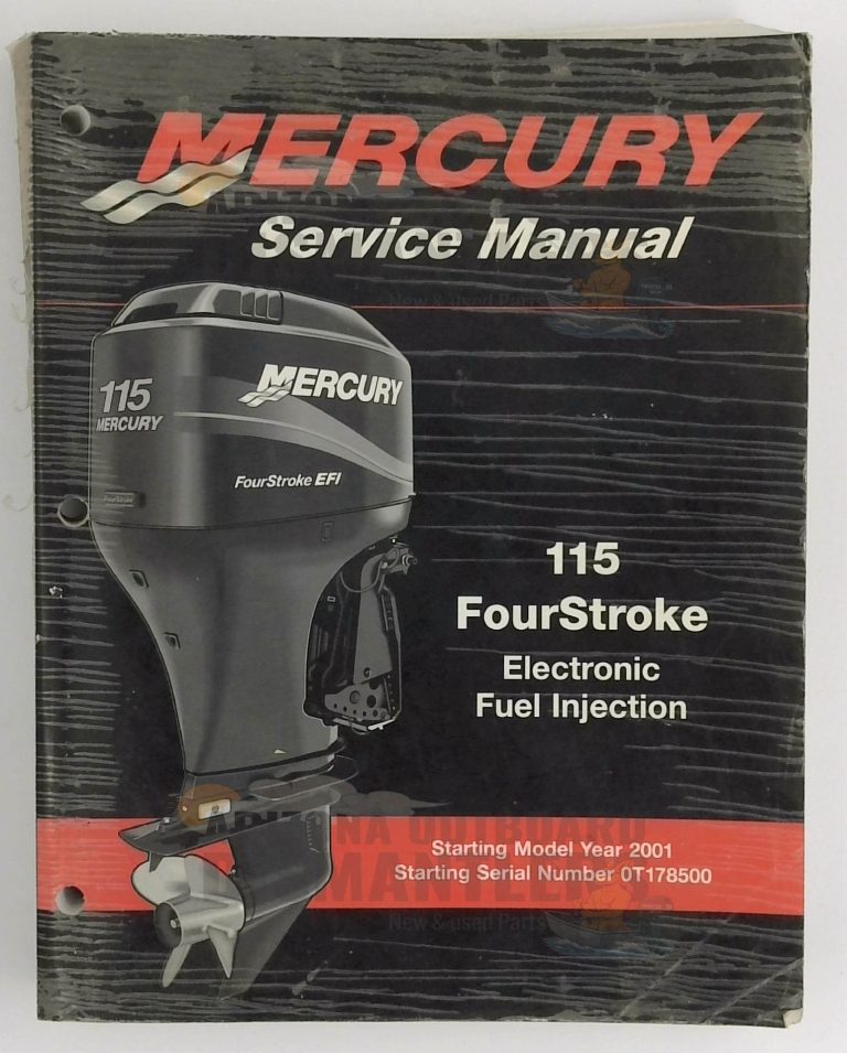 90-881980 Service Manual – Mercury Mariner 115 FourStroke EFI
