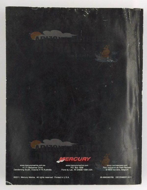 90-8M0060785 Service Manual – Mercury 150 FourStroke (2011) - Image 2