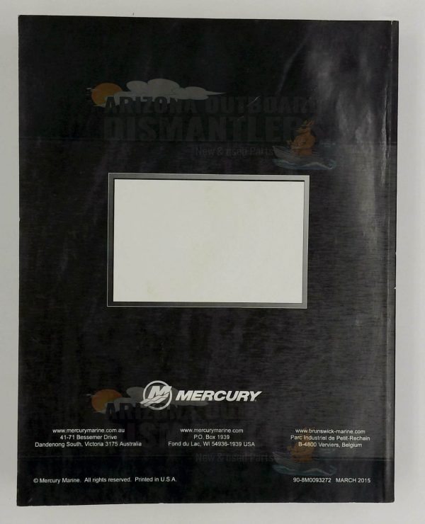 90-8M0093272 Service Manual – Mercury Remote Controls (2015) - Image 2