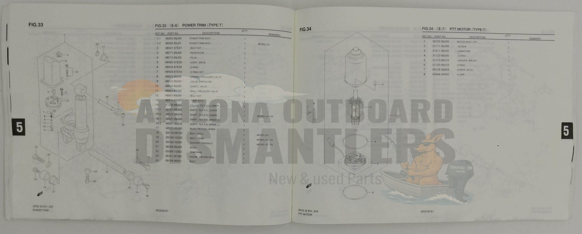 9900B-45189-020 – parts catalog DF25/30 – Suzuki - Image 2