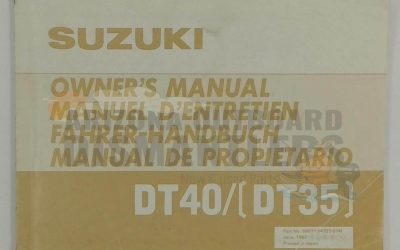 99011-94323-01M – Owner’s Manual DT40/(DT35) – Suzuki