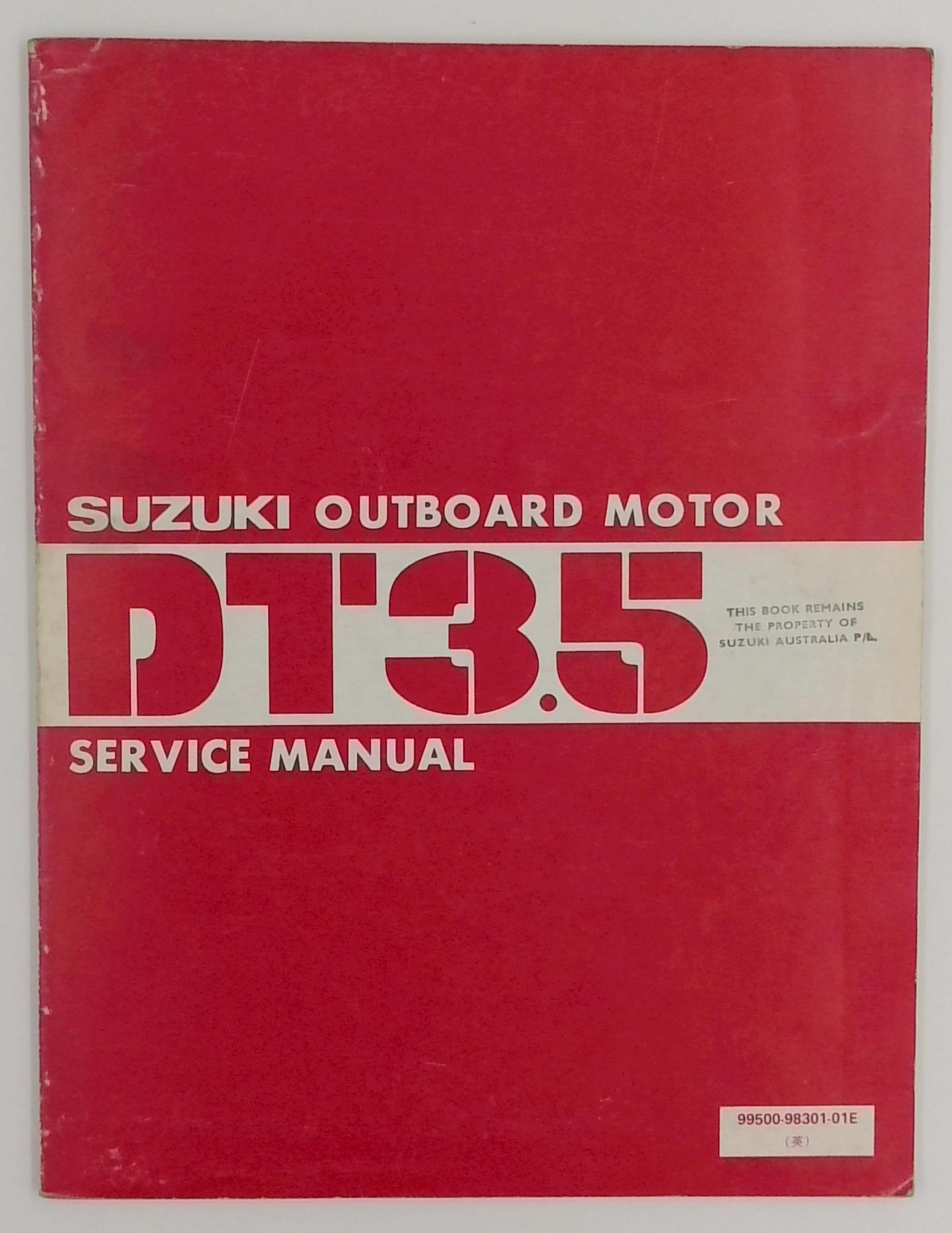 99500-98301-01E Manual Suzuki DT3.5 Service