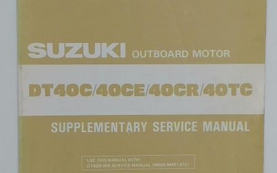 99501-94430-01E – DT40C/DT40CR/DT40TC Supplementary Service Manual – Suzuki