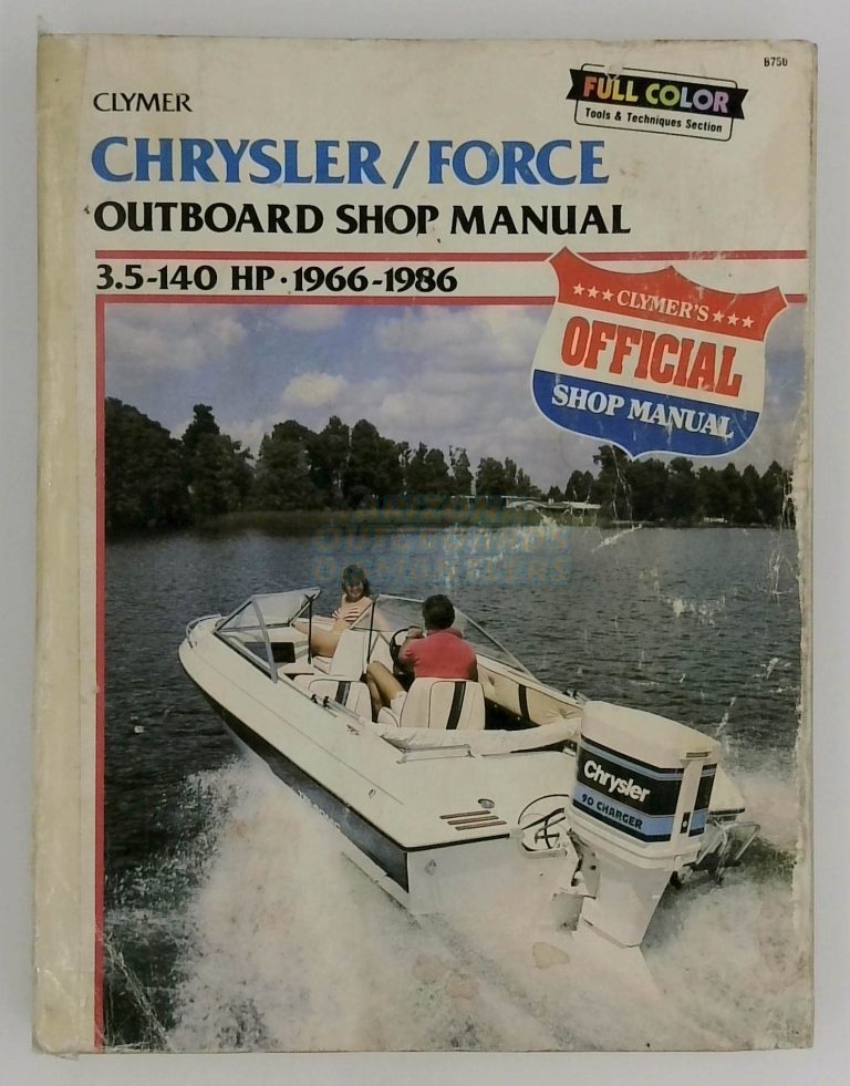 Force Outboard Shop Manual 4-150 Hp 1984-1994