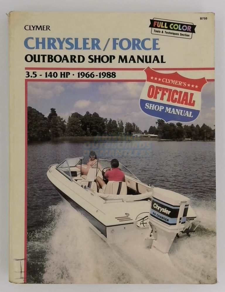 Chrysler Force Outboard Shop Manual 3.5-140 Hp 1966-1988
