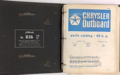 Chrysler Outboard Parts Catalog 45HP (OB887-1) – Vintage OEM Edition