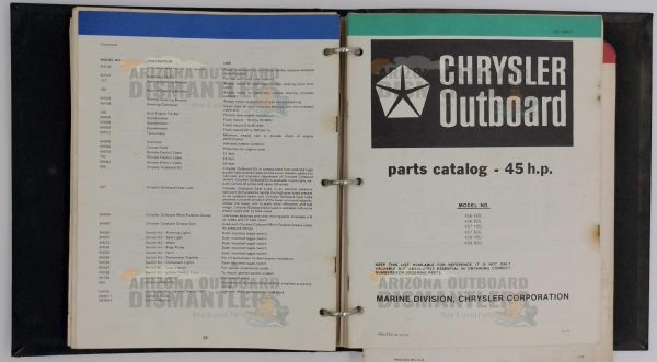 Chrysler Outboard Parts Catalog 45HP (OB887-1) – Vintage OEM Edition - Image 11