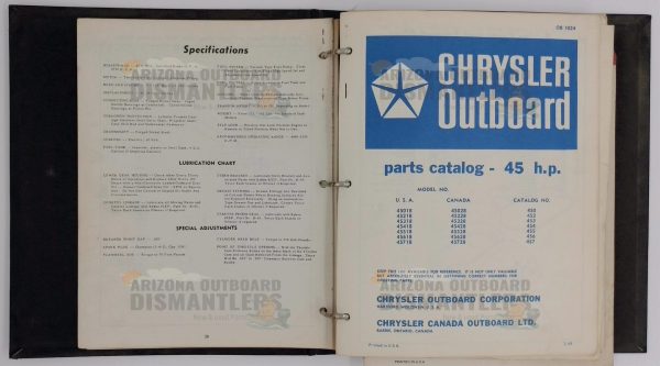 Chrysler Outboard Parts Catalog 45HP (OB887-1) – Vintage OEM Edition - Image 3