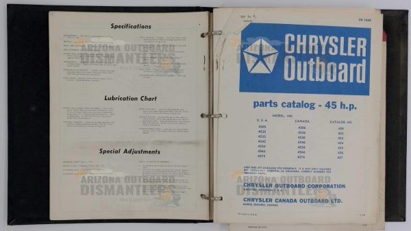 Chrysler Outboard Parts Catalog 45HP (OB887-1) – Vintage OEM Edition - Image 4