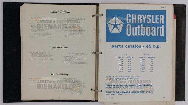 Chrysler Outboard Parts Catalog 45HP (OB887-1) – Vintage OEM Edition - Image 5