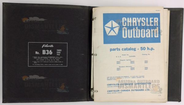 Chrysler Outboard Parts Catalog 50HP-60HP (OB888 Series) – Vintage Original Edition