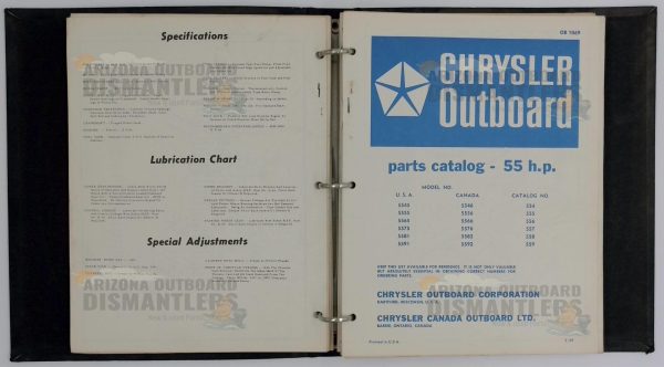 Chrysler Outboard Parts Catalog 50HP-60HP (OB888 Series) – Vintage Original Edition - Image 2