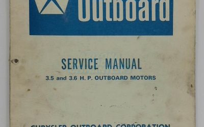 Chrysler Outboard Service Manual 3.5 And 3.6 Hp