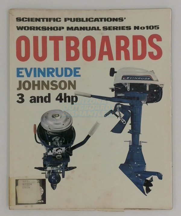 Johnson Evinrude 3 And 4 Hp Workshop Manual N05