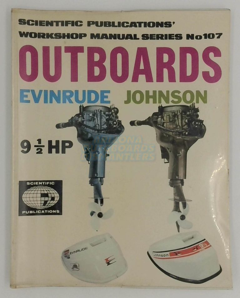 Johnson Evinrude Outboard 9.5 Hp Service Manual No 107