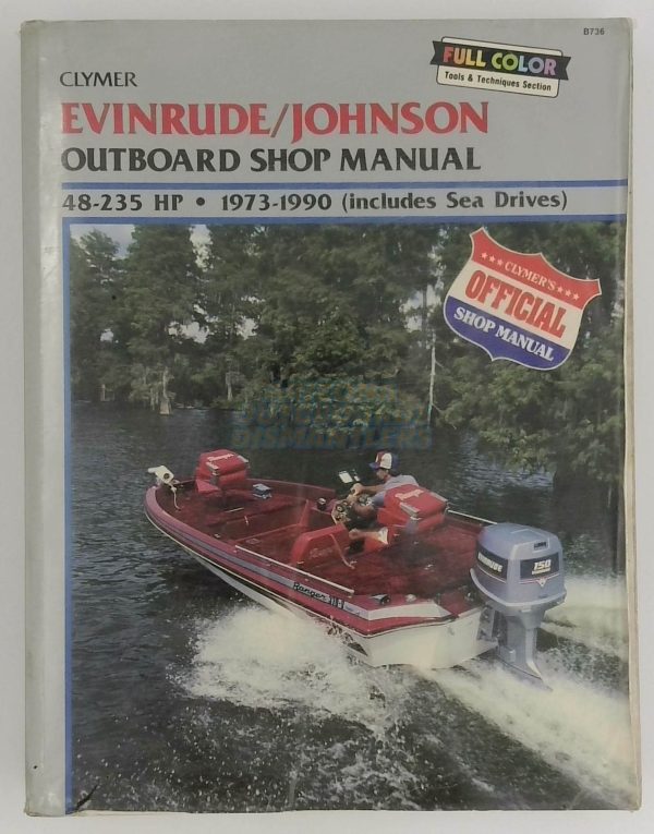 Evinrude Johnson Outboard Shop Manual 48-235 Hp 1973-1990