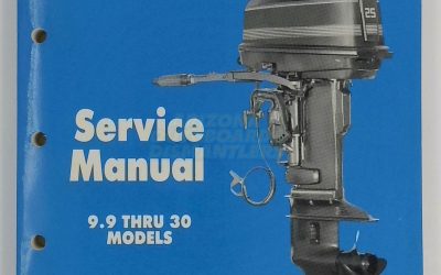 Johnson Evinrude Outboards Service Manual 9.9 Thru 30 Models