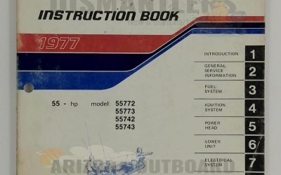 Evinrude Service – Instruction Book – 1977 –  55HP