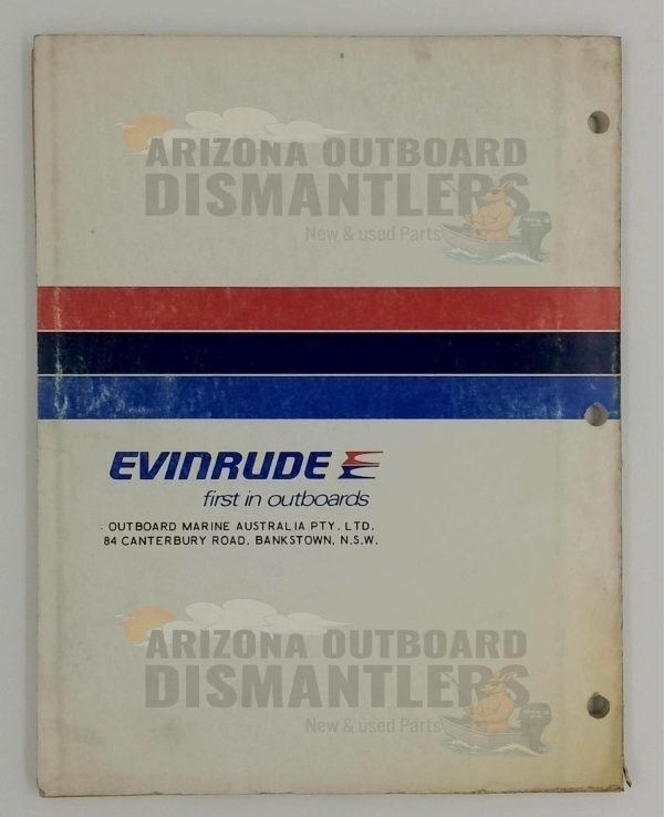 Evinrude Service - Instruction Book - 1977 -  55HP - Image 2
