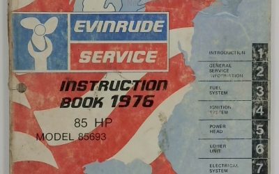 Evinrude Service Instruction Book – 1976 / 85HP Model 85693