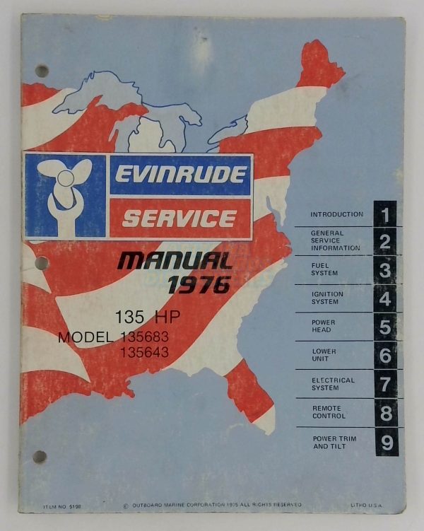 1976 Evinrude 135 Hp Service Manual
