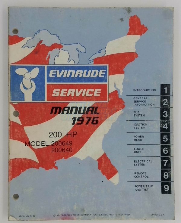 1976 Evinrude 200 Hp Service Manual