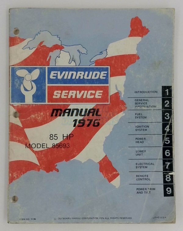 1976 Evinrude 85 Hp Service Manual