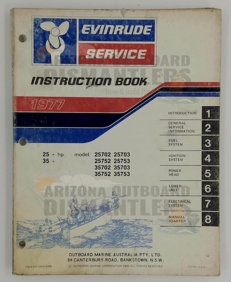 Evinrude Service Manual 1977 – 25HP & 35HP Models