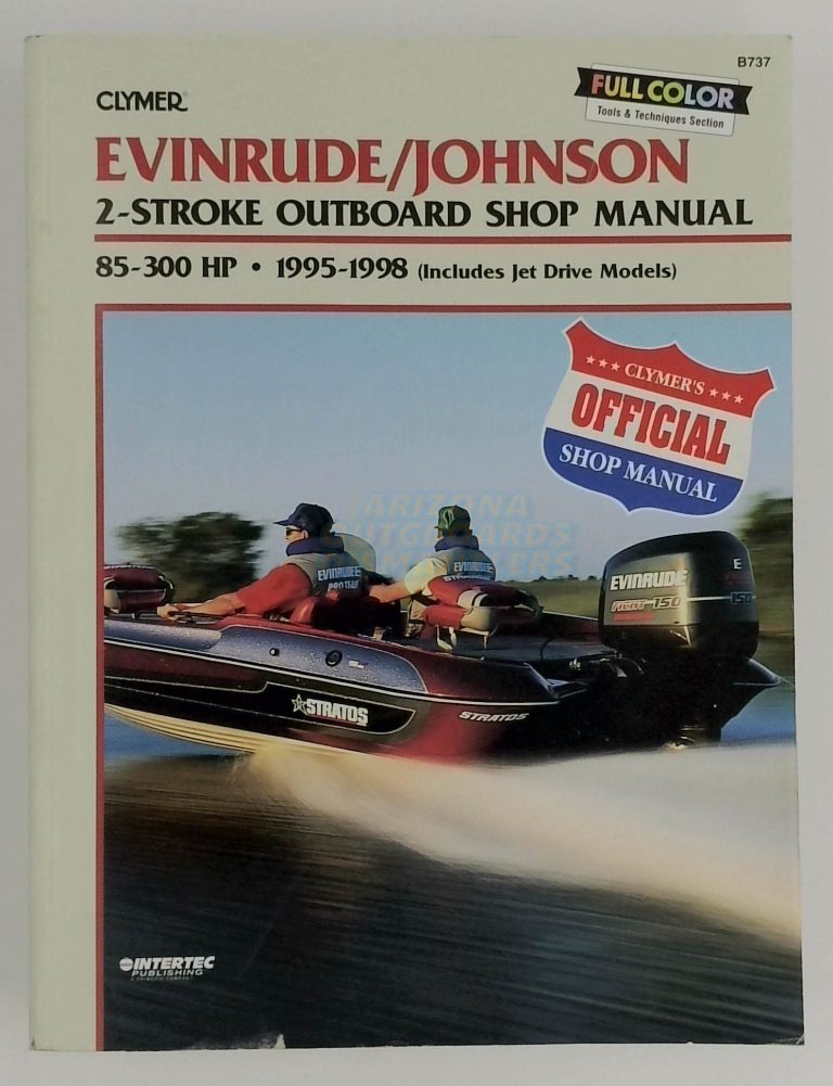 Evinrude Johnson 2-Stroke Outboard shop Manual 85-300 Hp 1995-1998