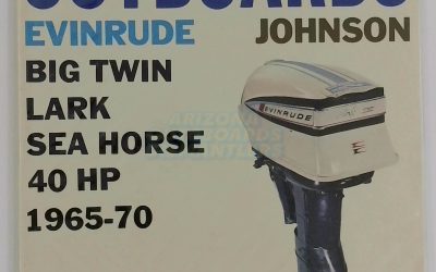 Evinrude Johnson Big Twin Lark Sea Horse 40 Hp 1965-1970 Work Shop Manual