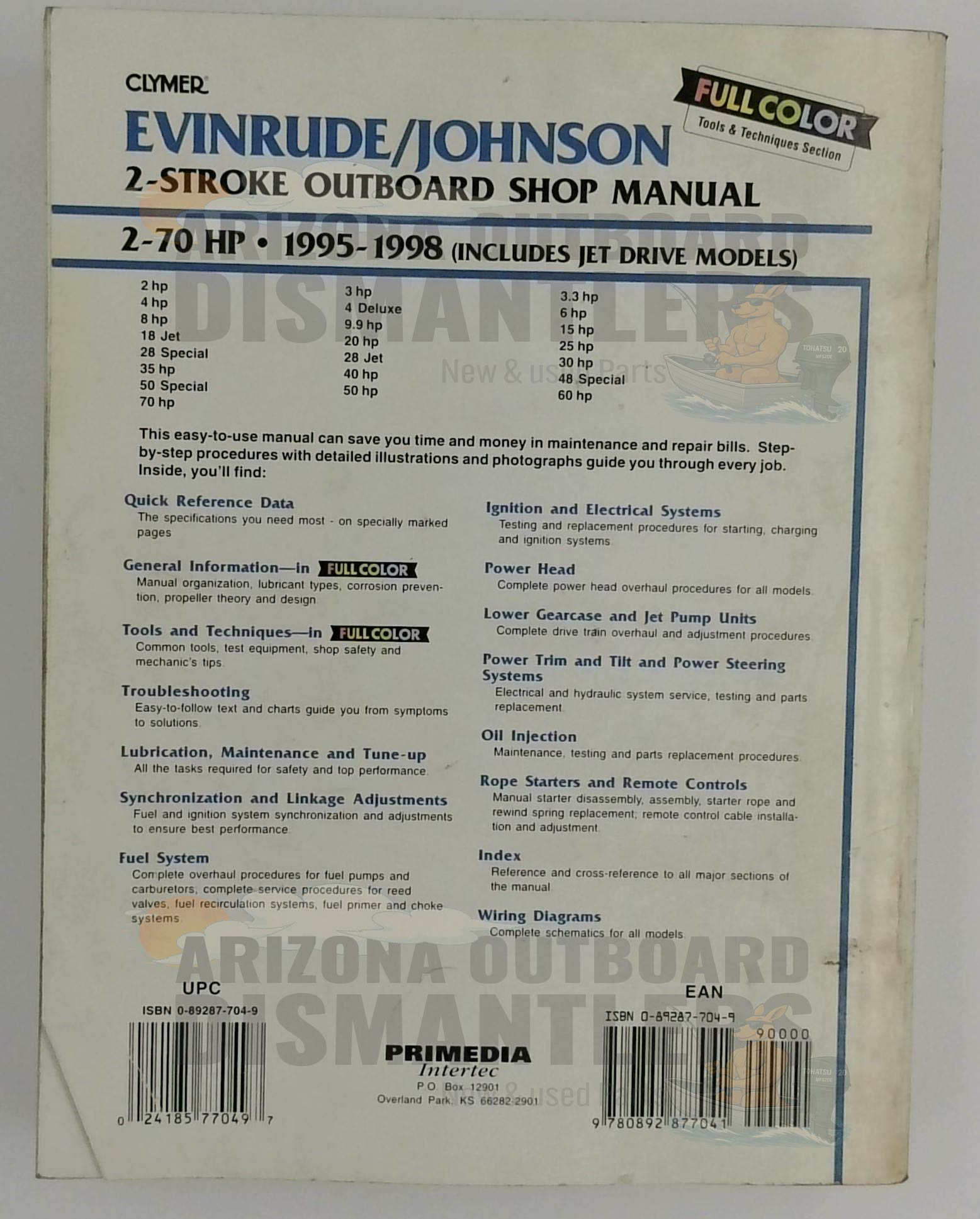 Evinrude/Johnson Service manual 2-70Hp 1995-1998 - Image 3