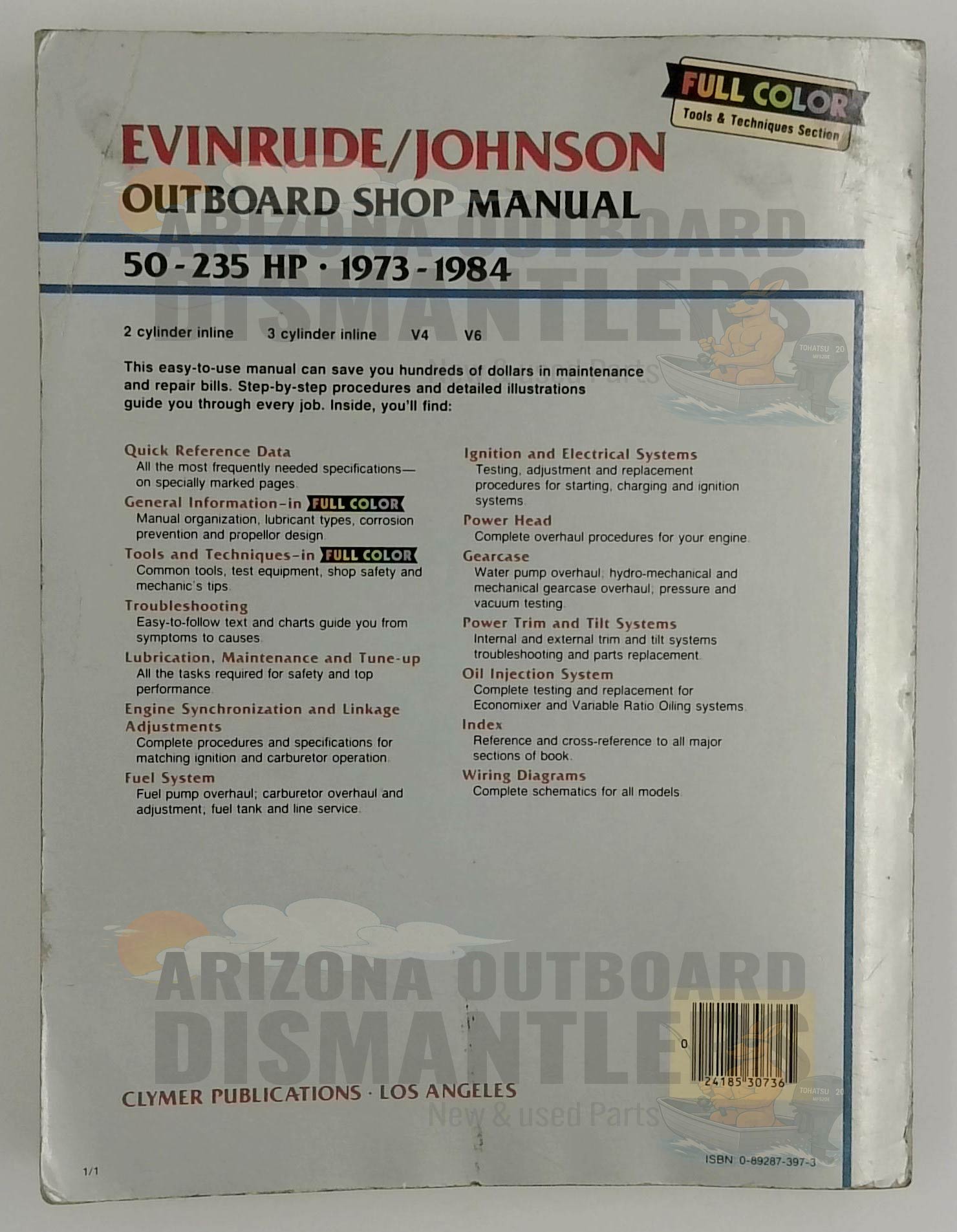 Evinrude/Johnson Service manual 50-235Hp 1973-1984 - Image 3