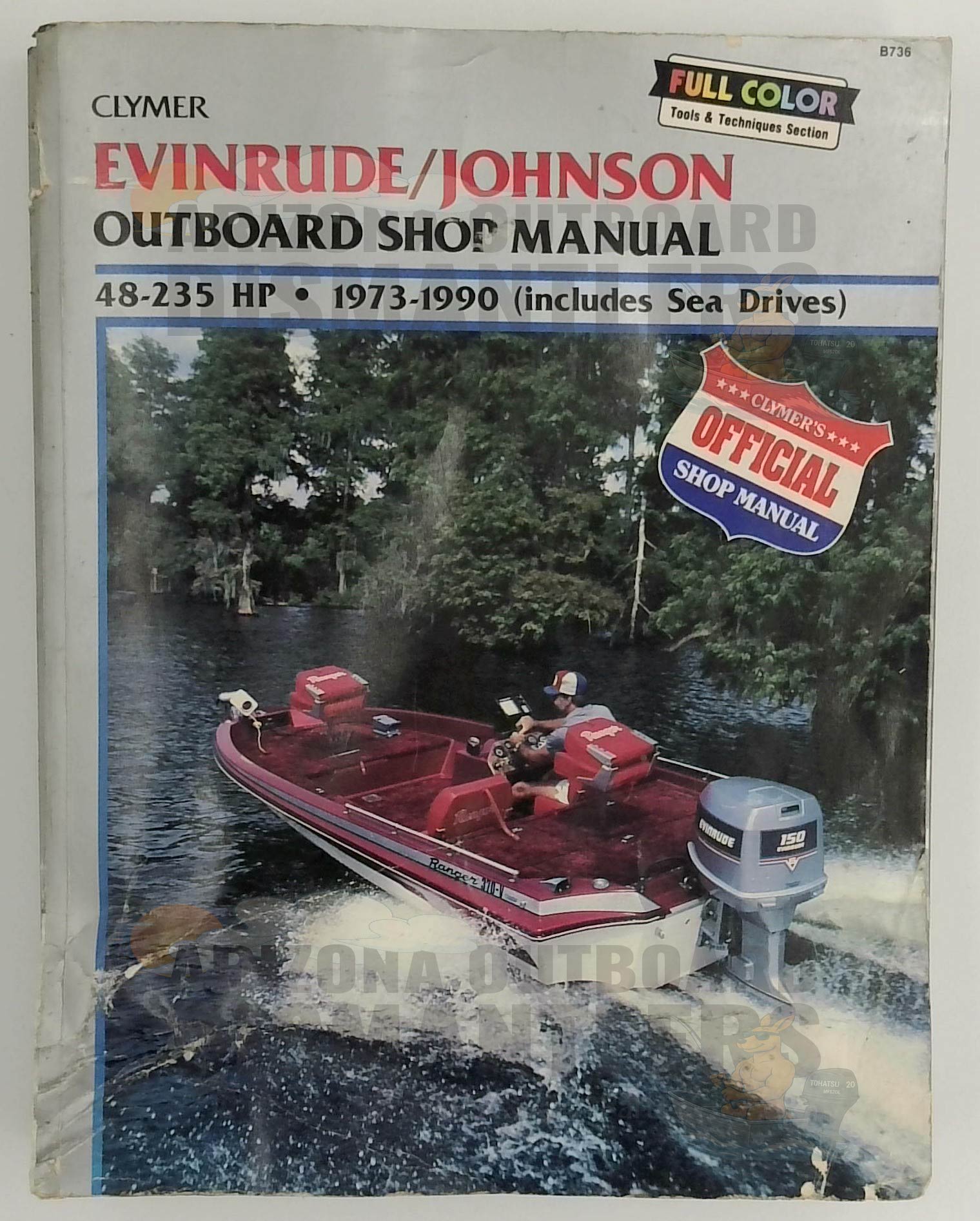 Evinrude/Johnson outboard shop manual 48-235Hp 1973-1990 – Johnson