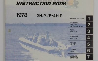 096502 Instruction Book – 1978 Evinrude 2HP / 4HP