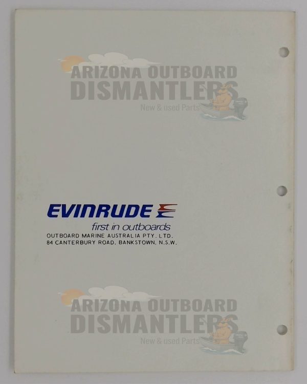 096502 Instruction Book – 1978 Evinrude 2HP / 4HP - Image 2
