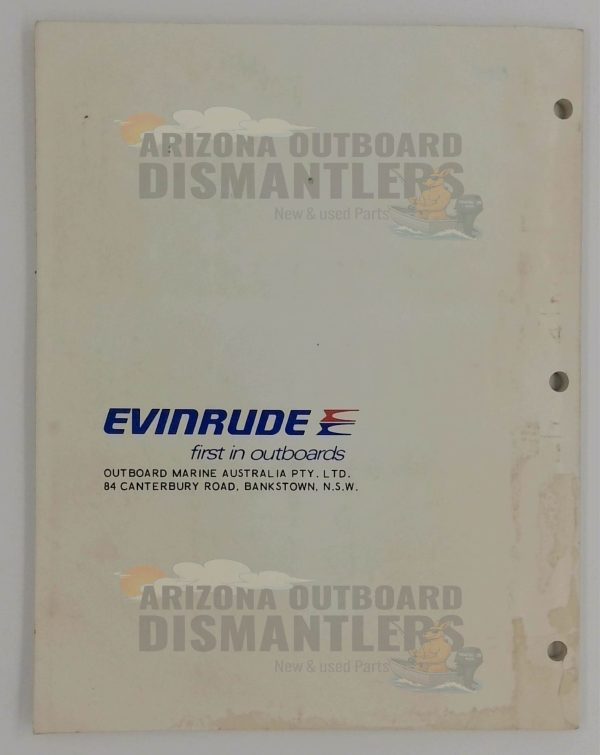 096504 Instruction Book – 1978 Evinrude 9.9/15HP - Image 2