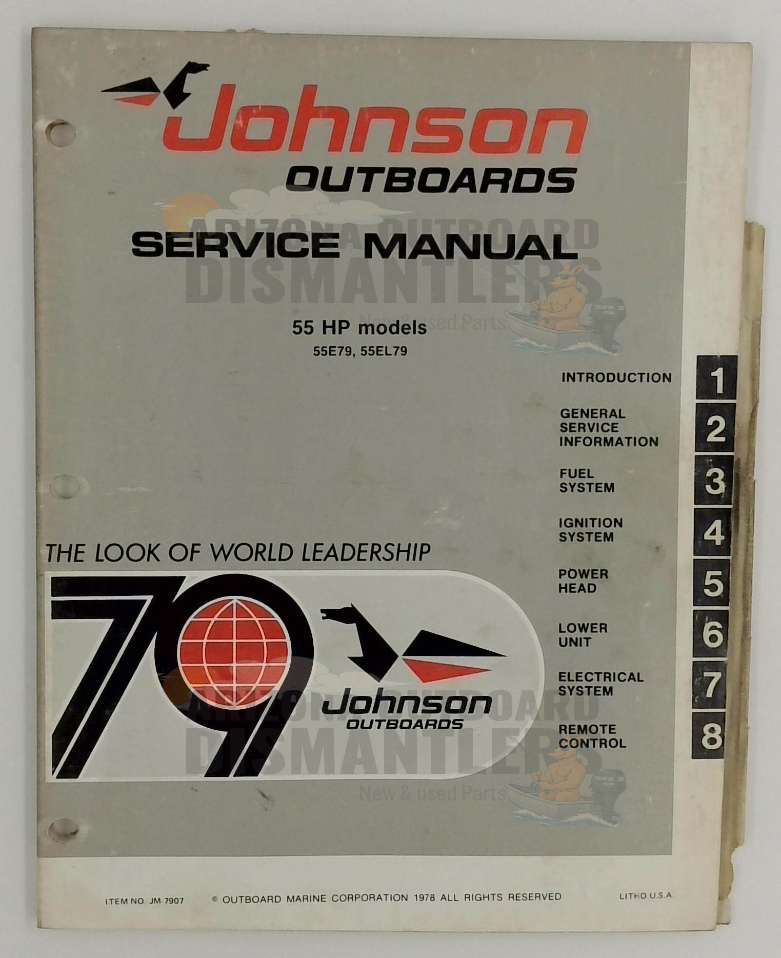 JM-7907 – 55HP Models 1978 Service Manual – Johnson