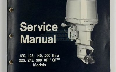 Johnson Evinrude Outboards Service Manual 120/125/140/200 Thru 225/275/300 XP/GT
