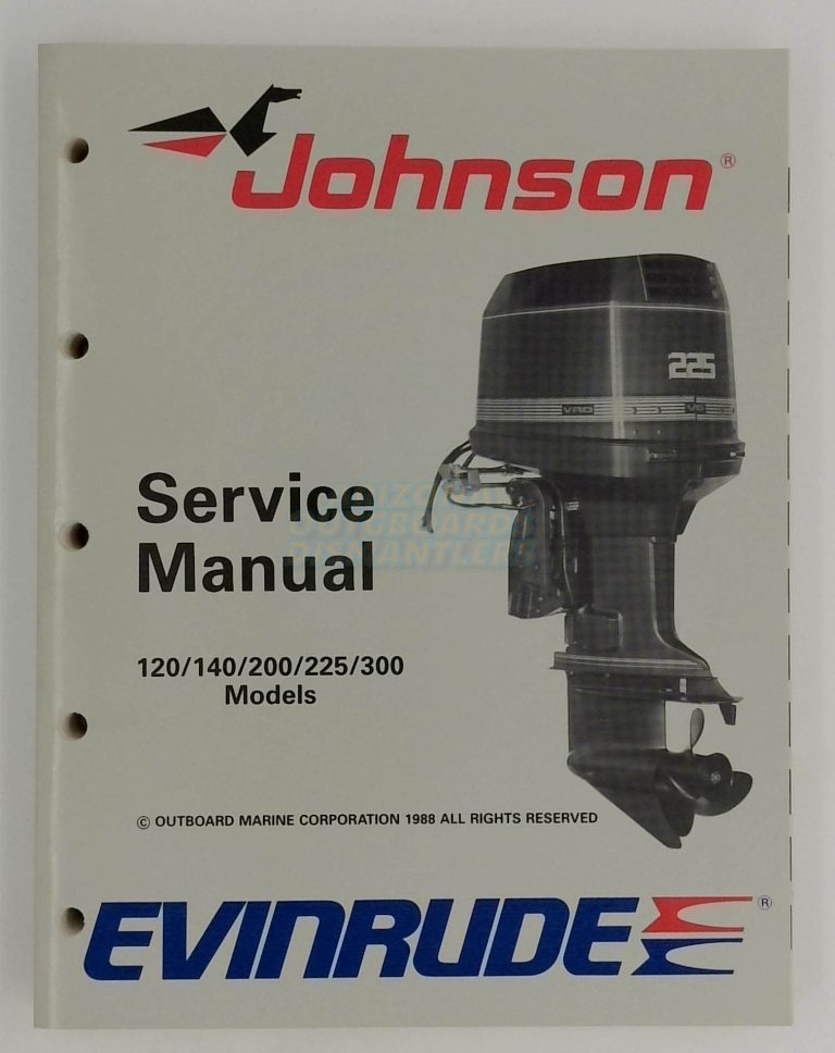 Johnson Evinrude Outboards Service Manual 120/140/200/225/300 CE